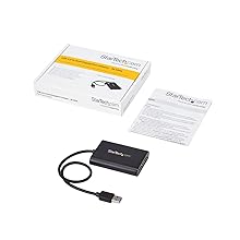 ✨ラスト1点✨デュアルDisplayPortアダプタ 4K 60Hz ブラック Amazon.com: StarTech.com USB 3.0 to Dual DisplayPort Adapter