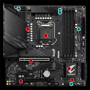 Gigabyte B560m Aorus Elite Rev:1.1マザーボード B560M AORUS ELITE (rev. 1.x) Key Features | Motherboard