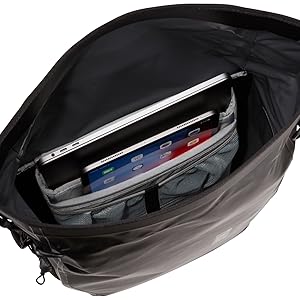 Lap top storage, bike computer bag, lap top bike bag, thule bike pannier, bike commuting bag