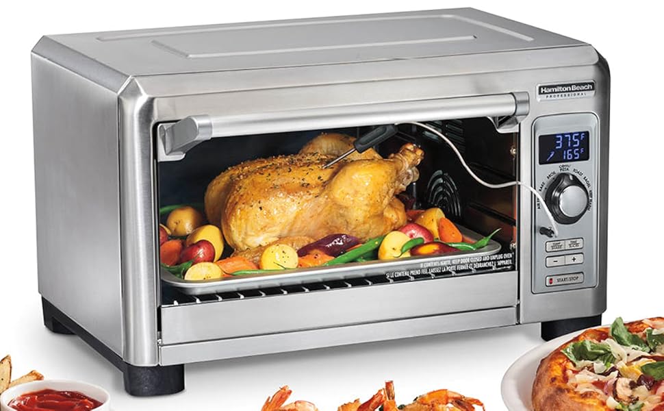 Hamilton Beach Professional SureCrisp Digital Toaster Oven
