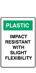 Plastic signs