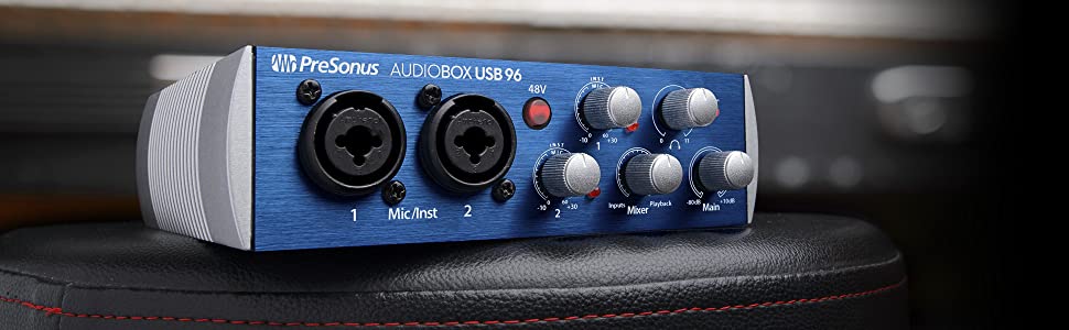 PRESONUS(プレソナス)/Audiobox USB 96 PreSonus AudioBox USB 96, interfejs audio 2-in-/2-out z