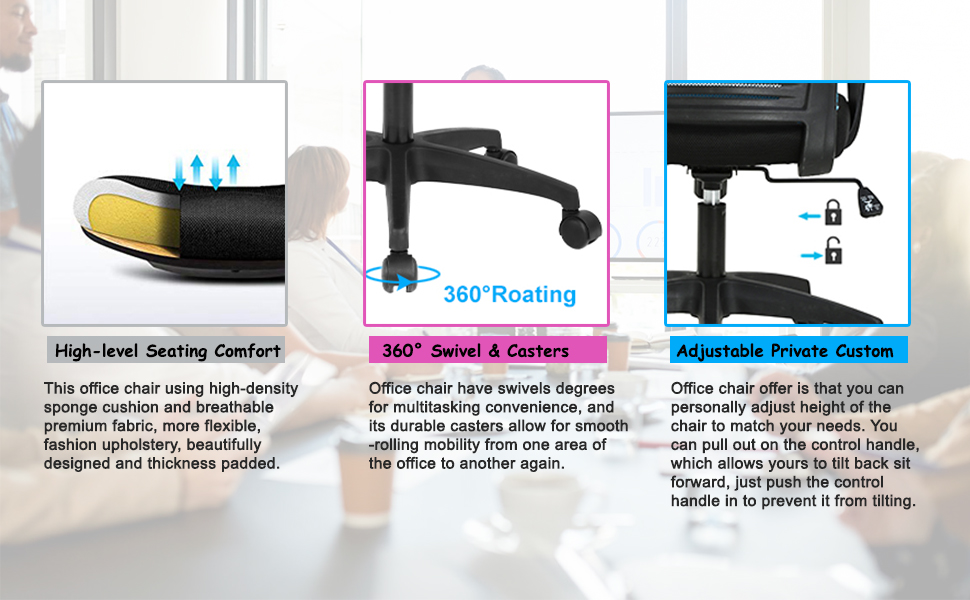 Vnewone Ergonomic Office Home Cheap Desk Rolling Computer