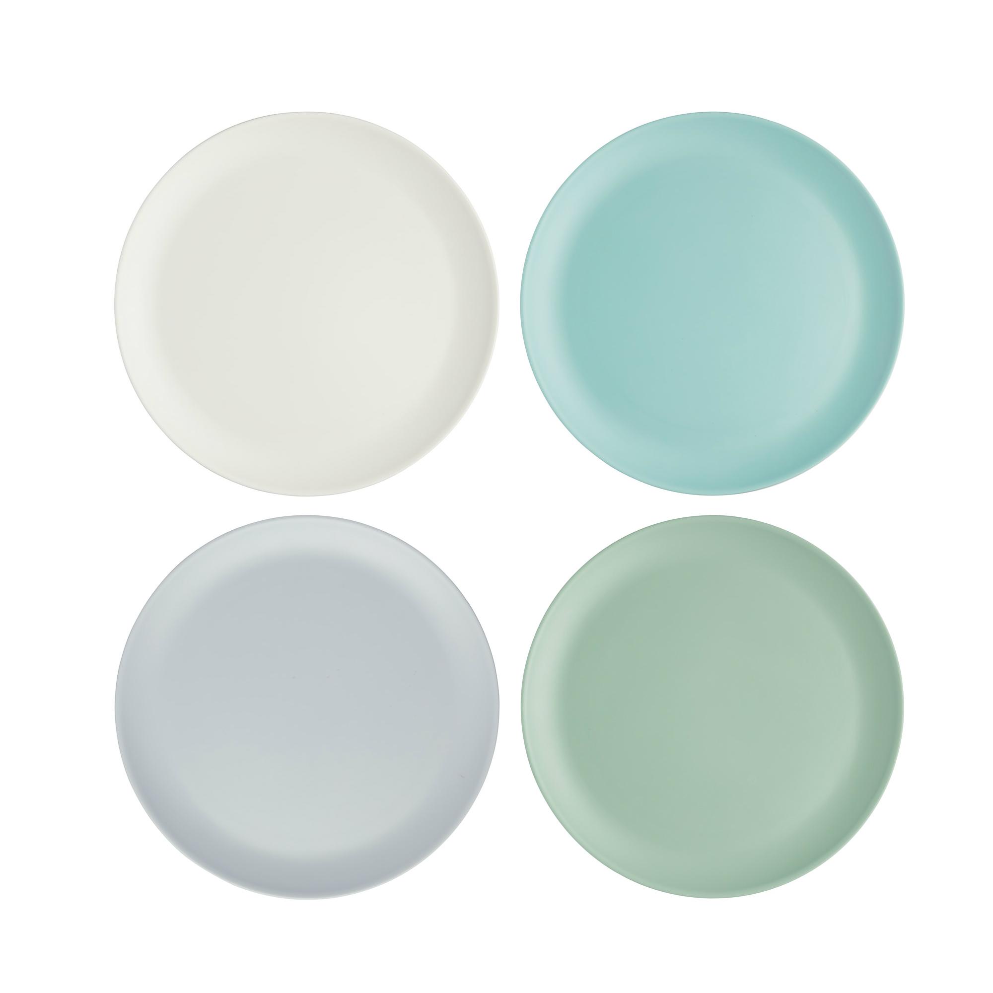 Colourworks ExtraLarge Melamine Plastic Dinner Plates, Classics