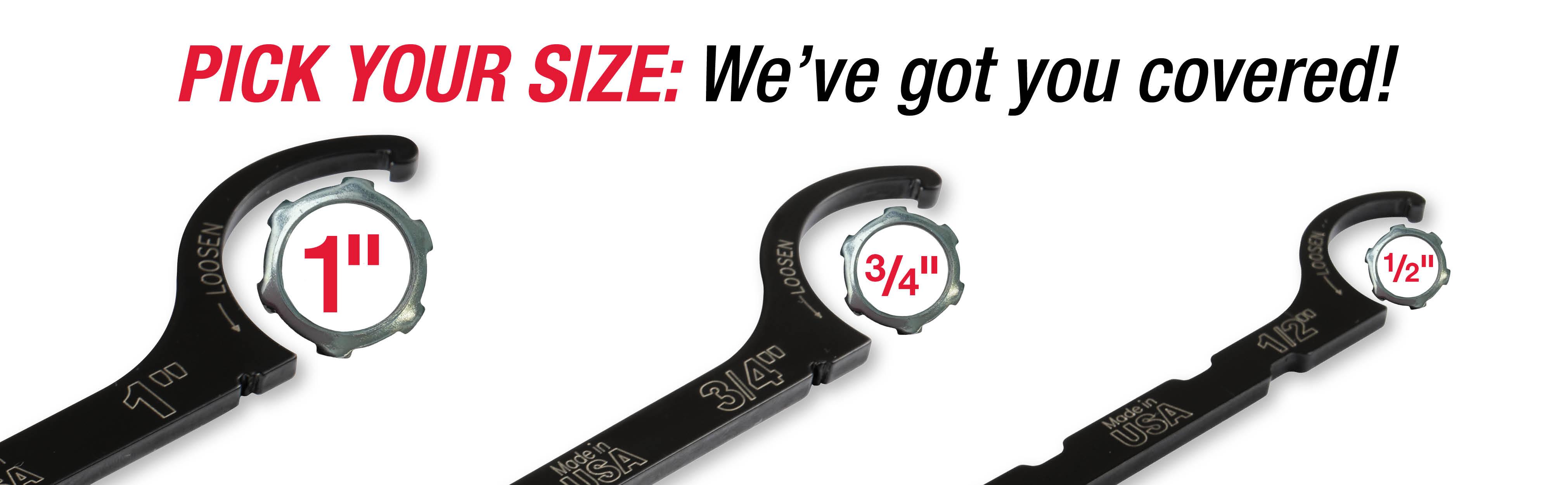 Gardner Bender LNWKIT Locknut Wrench Kit, ½ & ¾ Inch., Loosen