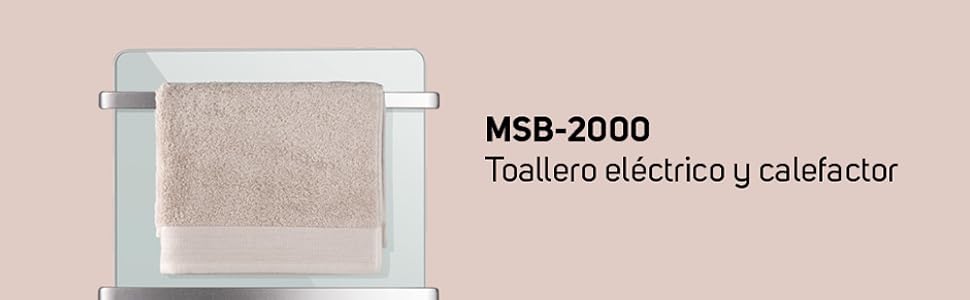 Taurus MSB-2000 Toallero eléctrico y Calefactor de 2000 W ...