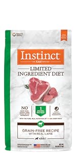 instinct dry dog food, limited ingredient dry dog food, grain free, limited ingredient dog food