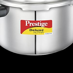 Prestige Svachh Deluxe Alpha Stainless Steel Pressure Cooker SPN-FOR1