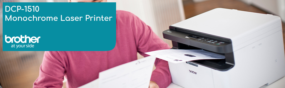 Brother Dcp 1510 Mono Laser Multi Function Printer Print Scan Copy Usb 2 0 Compact A4 Printer Small Office Home Printer Grey White Black Laser Printers Amazon Com Au