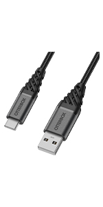 iphone charger, iphone charging cable, lightning cable, lightning to usb-c charging cable, otterbox