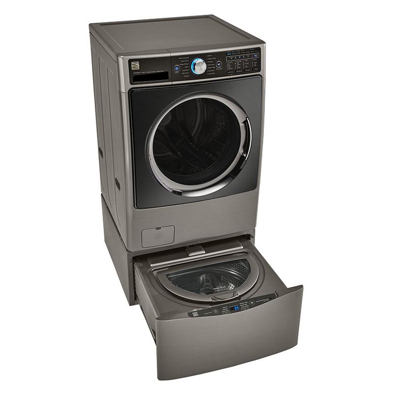 Kenmore Elite 51972 27" Wide Pedestal Washer in White