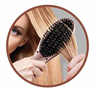 kiss professional ceramic hair straightening brush