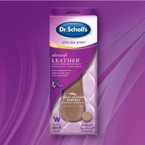 Amazon Com Dr Scholl S Ultrasoft Leather Insoles For High Heels Women S 6 10 Relief Of High Heel Pain Plus A Real Leather Surface Health Personal Care