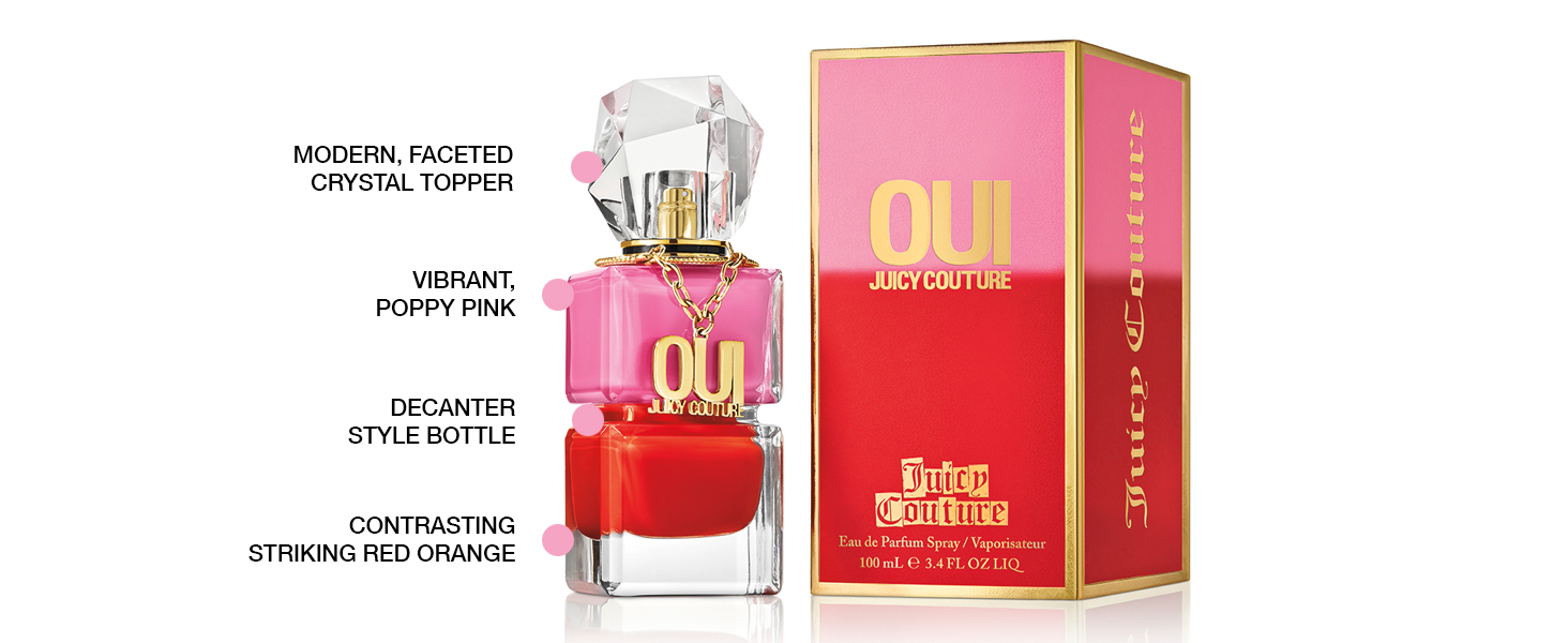 Oui Juicy Couture Gift Parfum Perfume Womens Popular Smell Designer Fragrance Fashion Floral Fruity