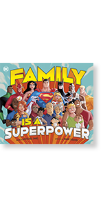 family superhero superpower routine preschool book storytime dc comics