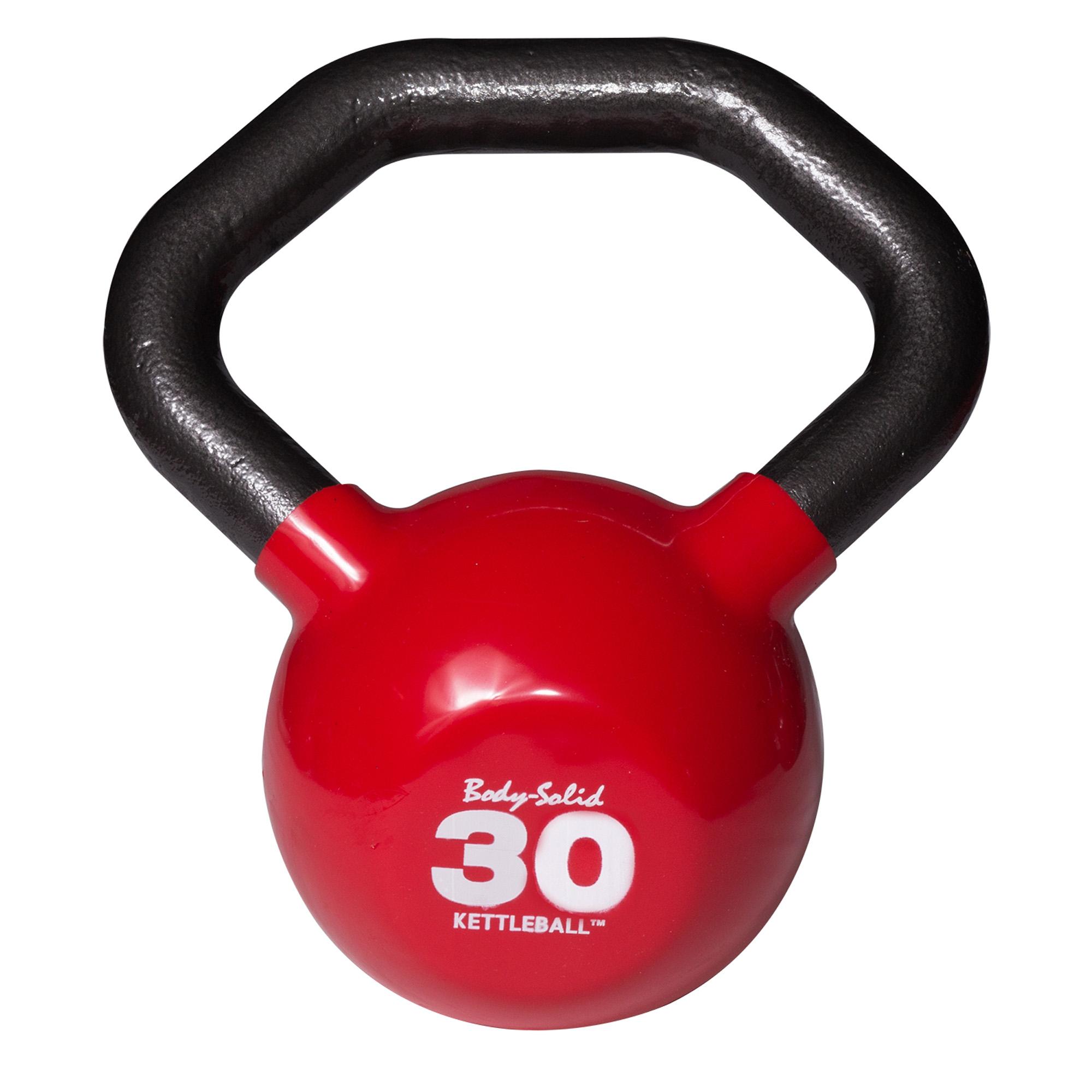 BodySolid Iron KBLS105 Vinyl Kettleball Set Sports