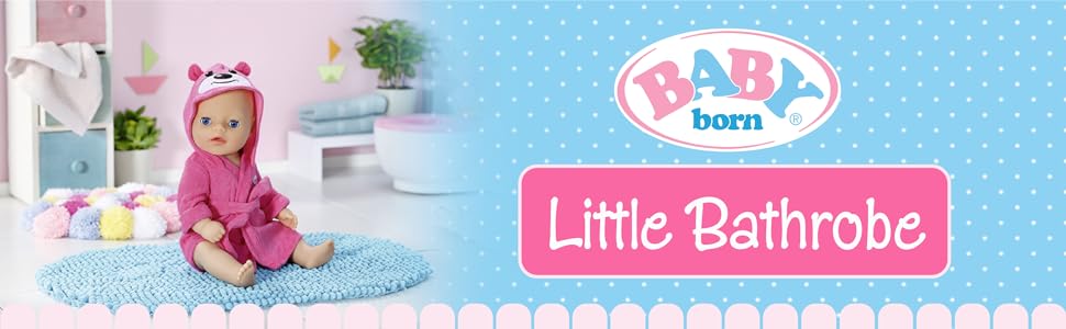 BABY born Little Bademantel/Bathrobe 36 cm