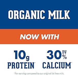Organic Valley Fat Free Milk, Organic Fat Free Milk, Organic Skim Milk