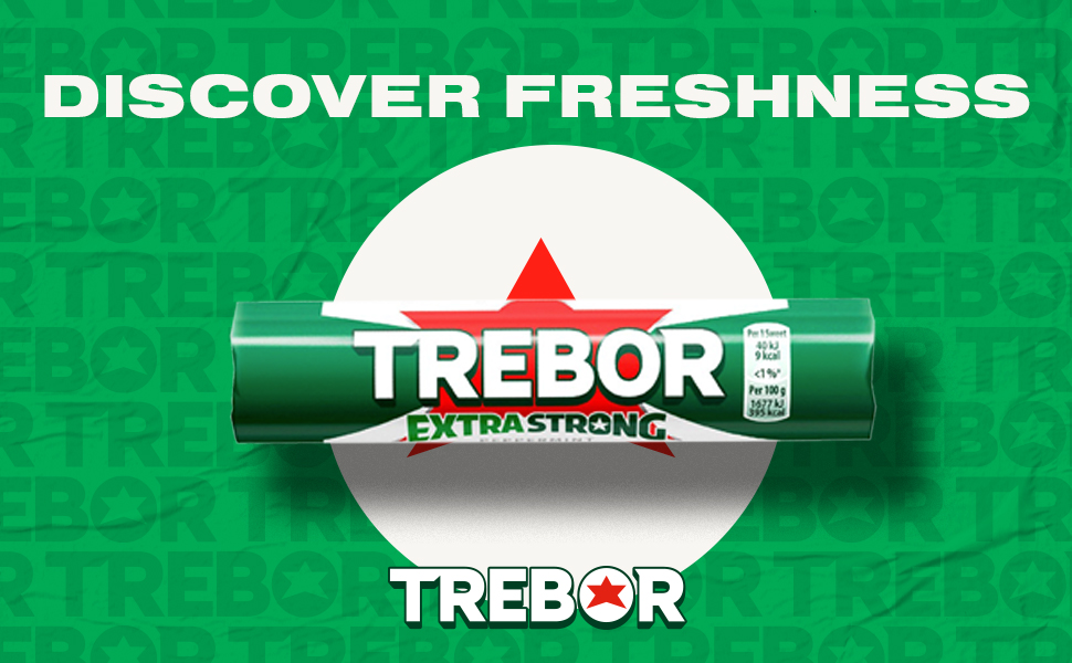 Trebor Softmints Peppermint Mints Multipack, Chewy Centre, Crunchy