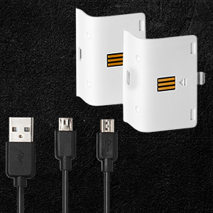 snakebyte Battery Kit - 2 Batterys 800mAh Each - white - compatible ...