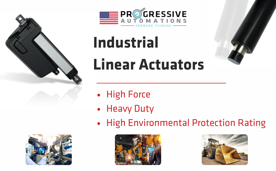 Linear Motion Actuators StainlessSteel Stroke and IP65 Protection