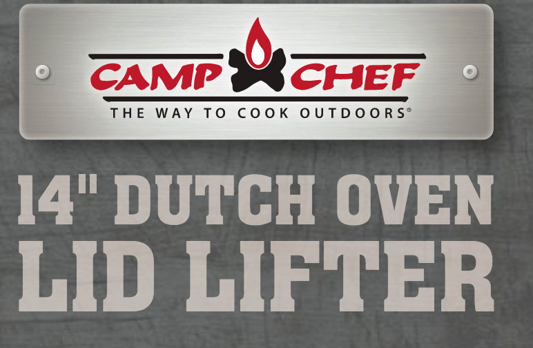 Camp Chef DOLL14 Cast Iron 14Inch Dutch Oven Lid Lifter