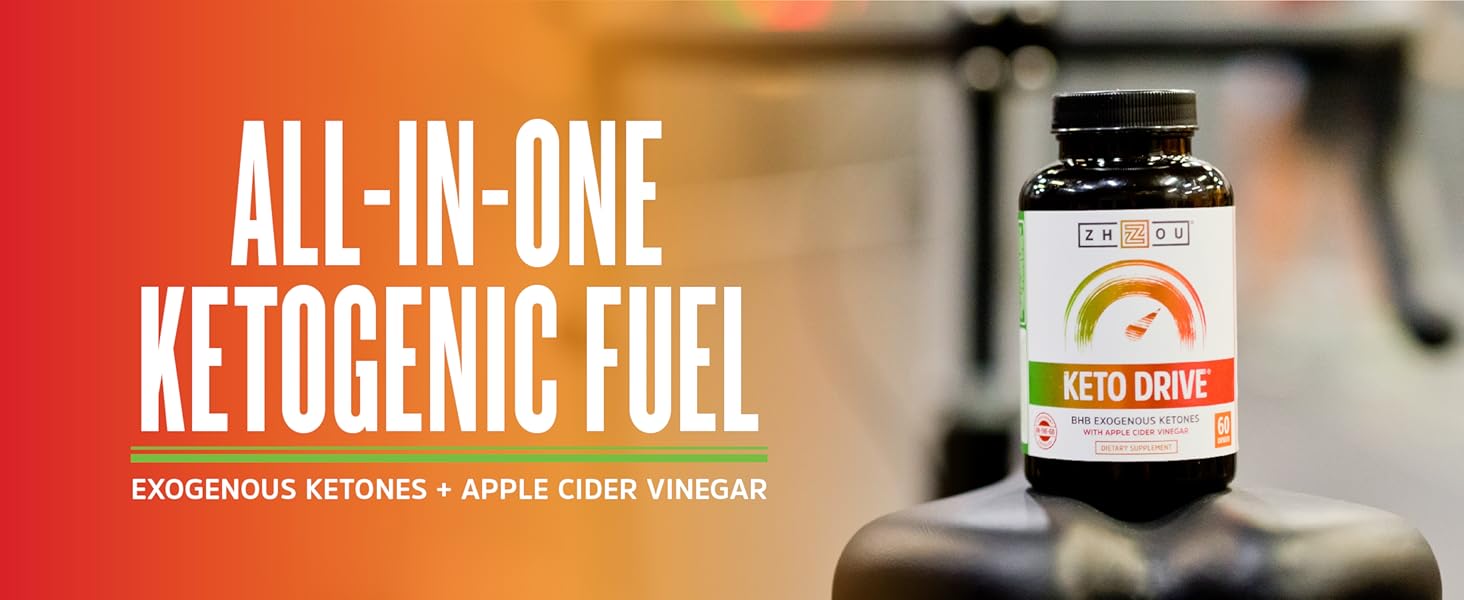 All in one ketogenic fuel. Exogenous ketones, apple cider vinegar