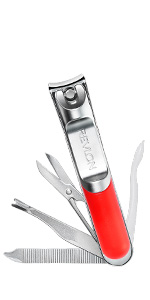 Nail clipper, cutter, ingrown care sharp edged trimmer cutter clipping precise cut wont rust file 