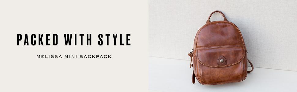 frye melissa mini leather backpack