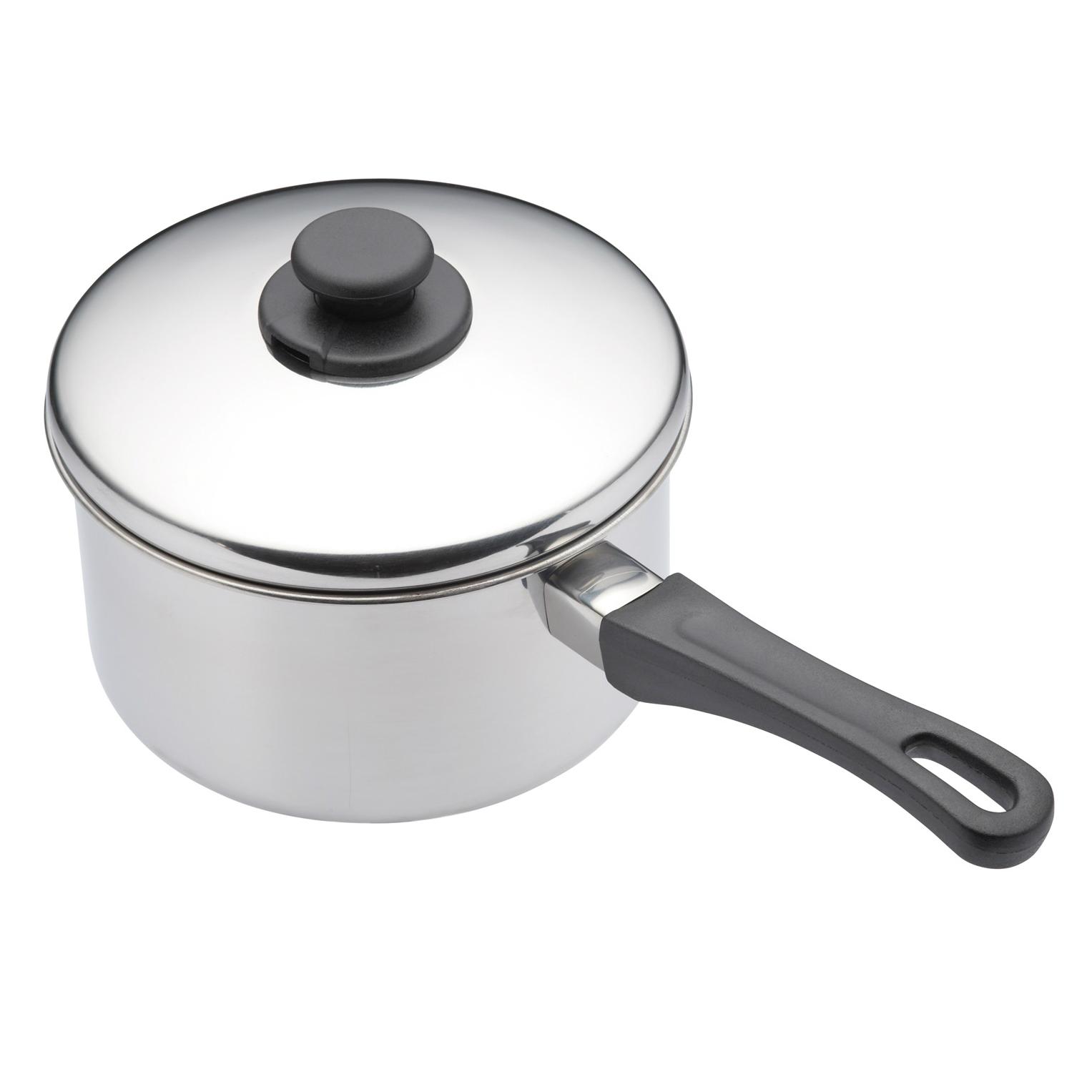 KitchenCraft ExtraDeep InductionSafe Stainless Steel Saucepan with