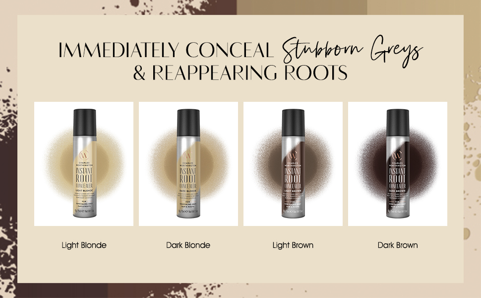 Charles Worthington Instant root concealer spray Dark Brown Amazon