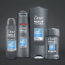 Dove Men+Care Clean Comfort range image