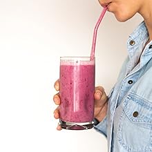 Elegant & Reusable Glass Drinking Straws