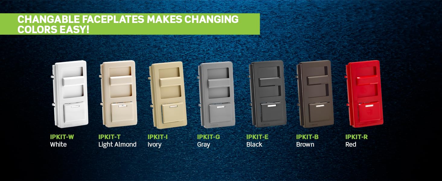 Leviton IP710DLZ IllumaTech Slide Dimmer for LED 010V Power Supplies