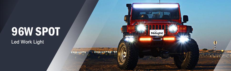 High-Performance 96W LED work lights