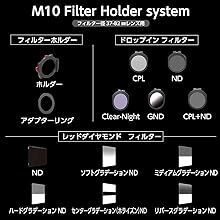 Amazon | HAIDA(ハイダ) 角型フィルター M10 フィルターホルダー