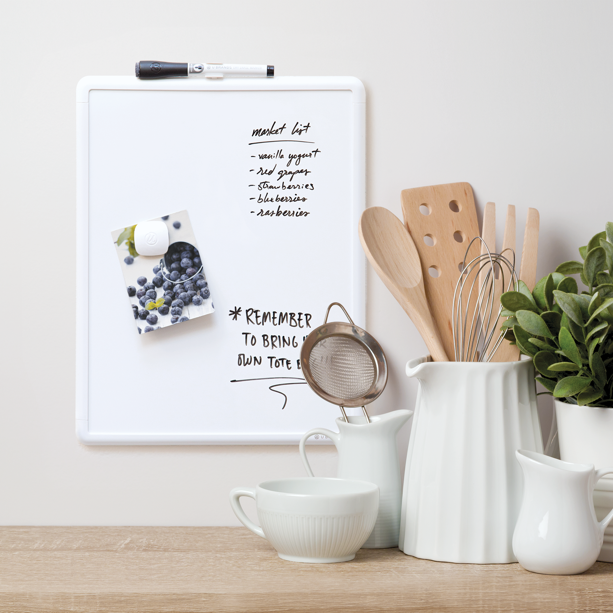 U Brands 252U0004 Contempo Dry Erase Board, 11 x