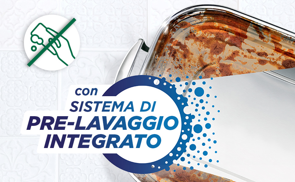 Con sistema di pre-lavaggio integrato