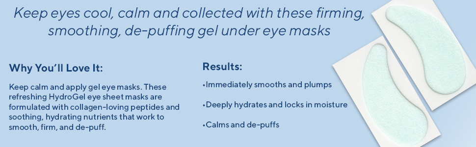 Mascarillas para ojos hidropéptido PolyPeptide Collagel+