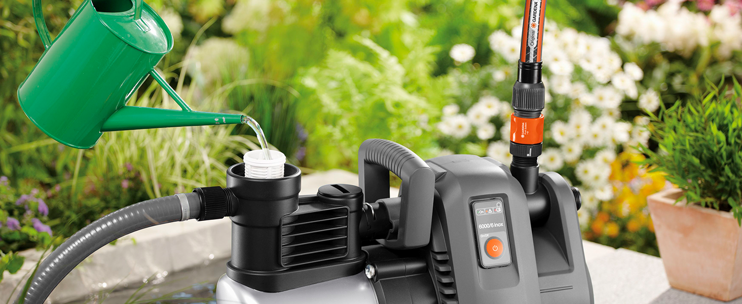Gardena Premium Gartenpumpe 6000/6 inox Langlebige Bewässerungspumpe