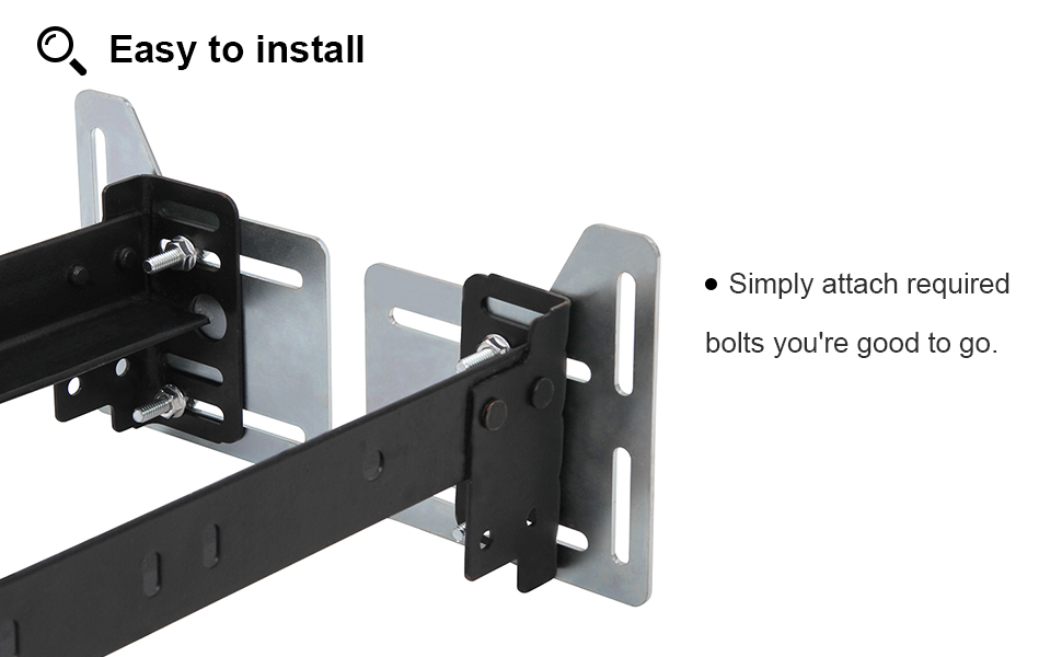 Hydraker 2Pcs Bed Frame Brackets Adapter Headboard Attachment Bracket Fit for Headboard Extra