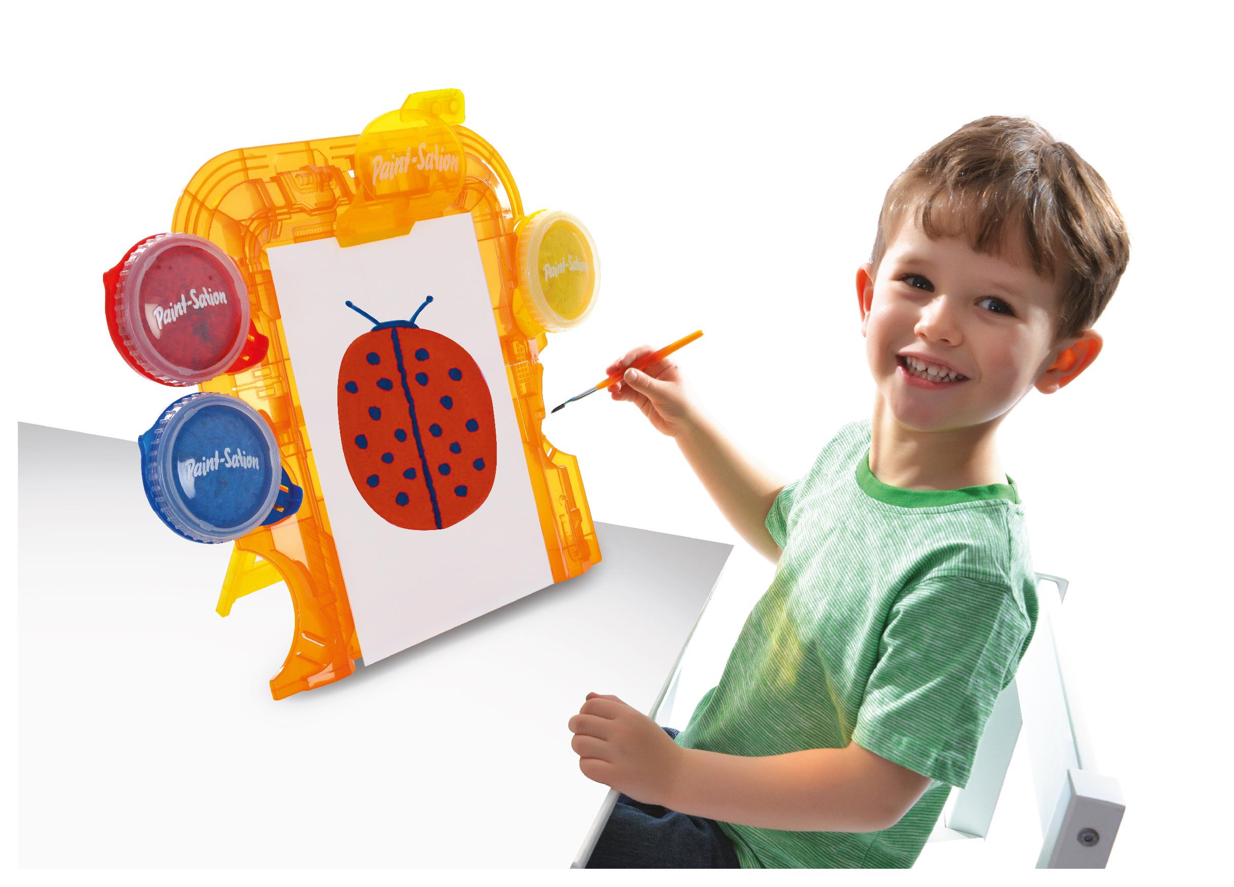 PaintSation Mess Free Kids Paint Easel Amazon.co.uk Toys & Games