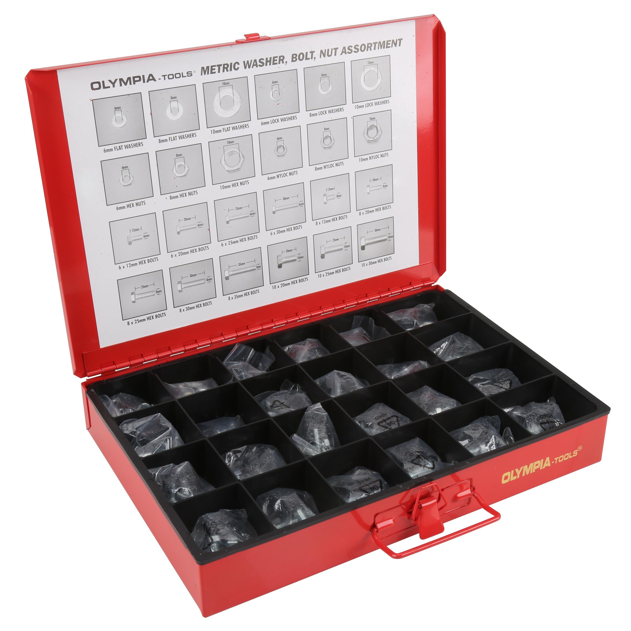 Olympia Tools 90800 2000Pieces 4Drawer Hardware Organizer