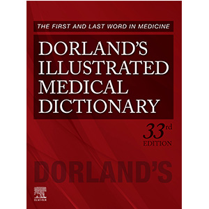 Dorland's Illustrated Medical Dictionary 33rd Edition 