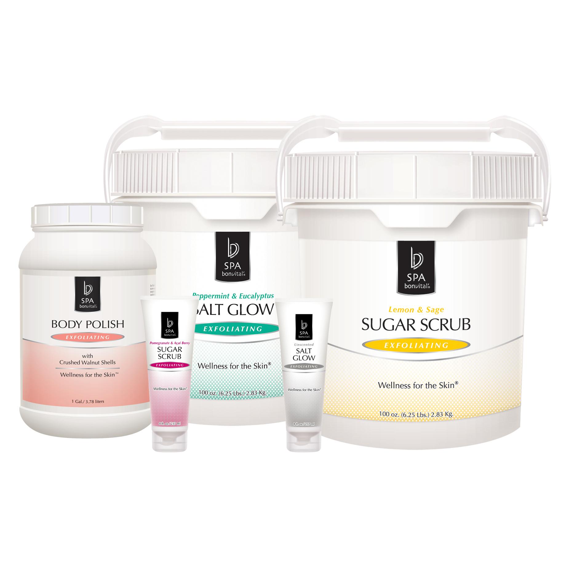 Bon Vital Exfoliating Salt Glow/Sugar Scrub Industrial