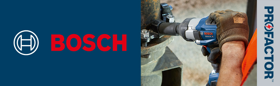 BOSCH GDS18V-770CN PROFACTOR™ 18V Connected-Ready 3/4 In. Impact Wrench with Friction Ring and Thru-Hole (Bare Tool) image