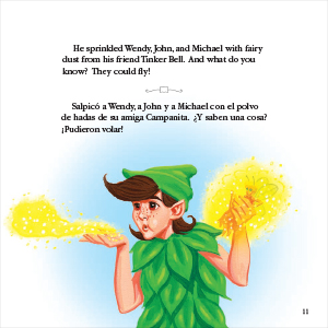 Full color illustrations from inside of the book