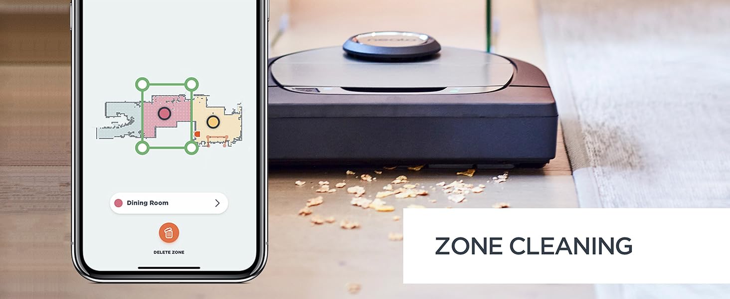 Neato Robotics D7 Intelligent Robot Vacuum Compatible with Alexa Robot Vacuum Cleaner with