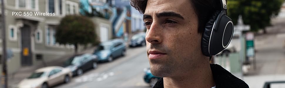 Sennheiser 506514 Cuffia Wireless da Viaggio con Cancellazione del Rumore Adattiva, Nero