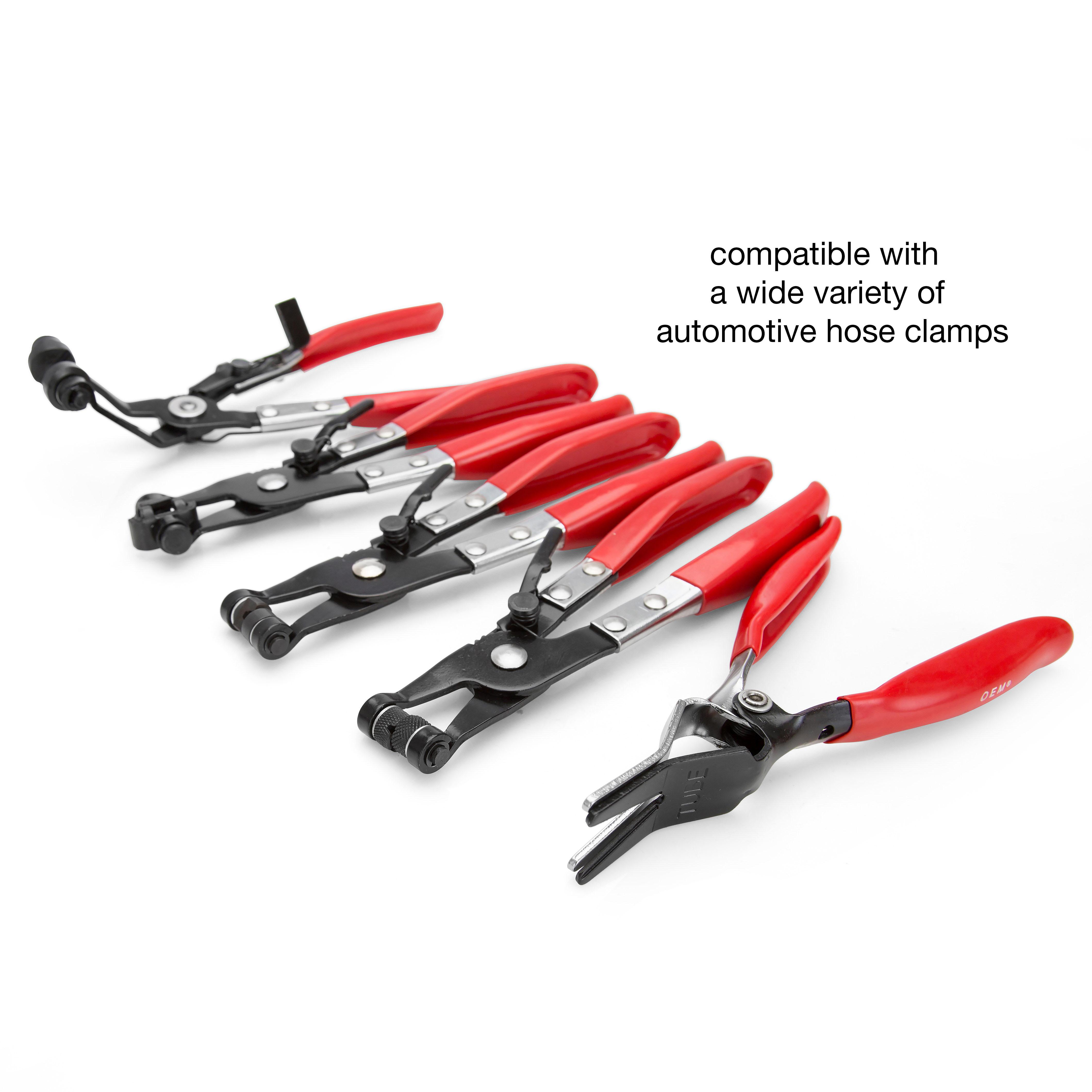 OEMTOOLS 27159 Hose Clamp Pliers Set, 5Piece Off Set Hose Clamp